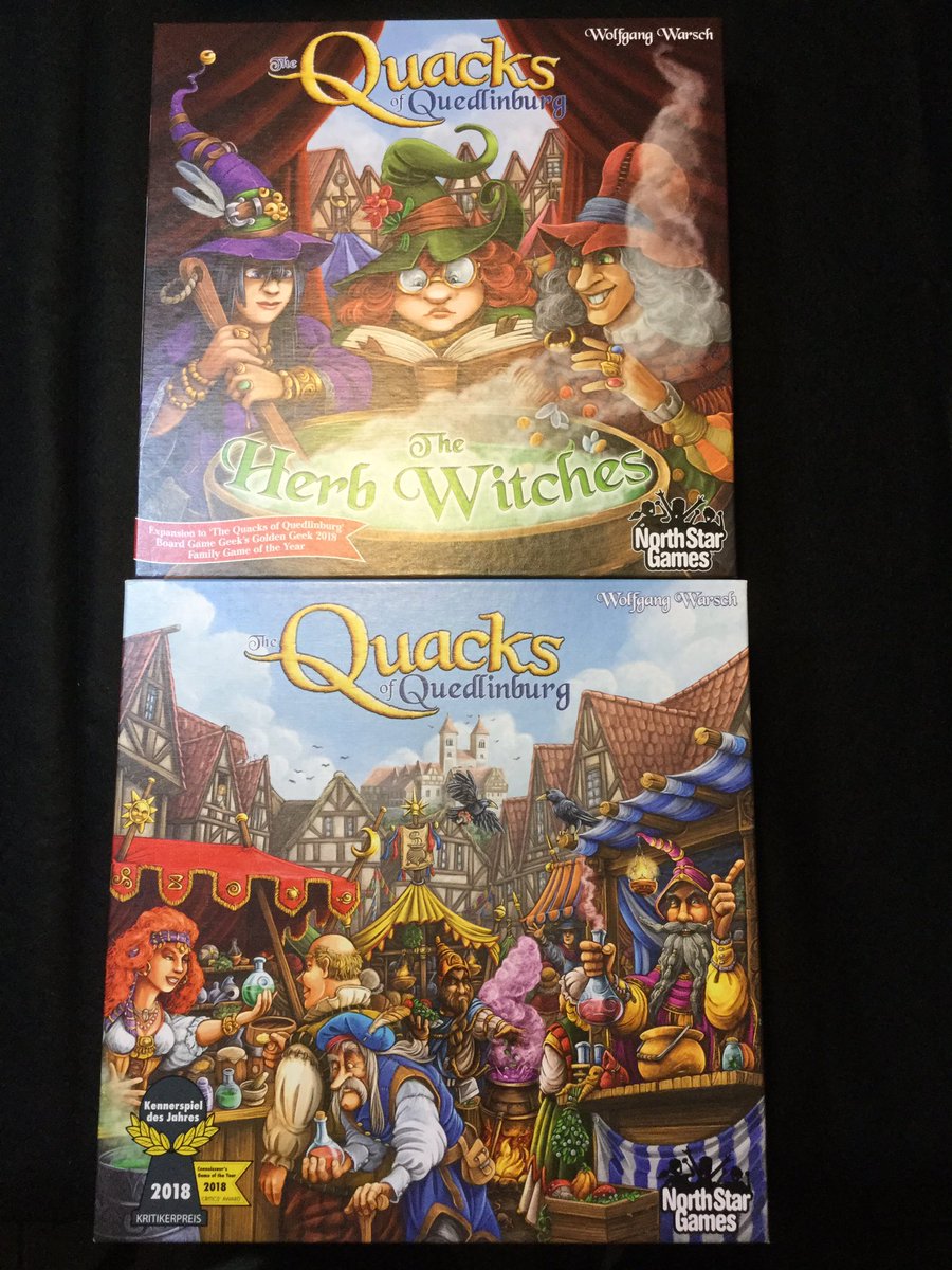 dkopff's tweet photo. Quacks with Herb Witches and solo of The Search for Planet X - Expert mode. Fun evening. #boardgames #tabletopgames #bgg #tabletopgaming #SocialDistanacing #StayHome #StayAtHomeAndStaySafe #quacks #quacksofquedlinburg #herbwitches #searchforplanetx https://t.co/rilZBt6kN8