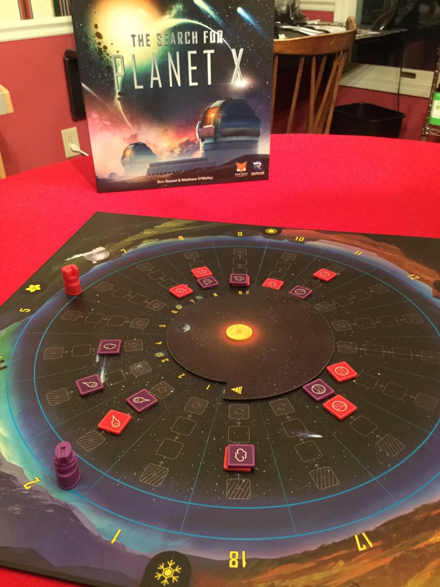 dkopff's tweet photo. Quacks with Herb Witches and solo of The Search for Planet X - Expert mode. Fun evening. #boardgames #tabletopgames #bgg #tabletopgaming #SocialDistanacing #StayHome #StayAtHomeAndStaySafe #quacks #quacksofquedlinburg #herbwitches #searchforplanetx https://t.co/rilZBt6kN8