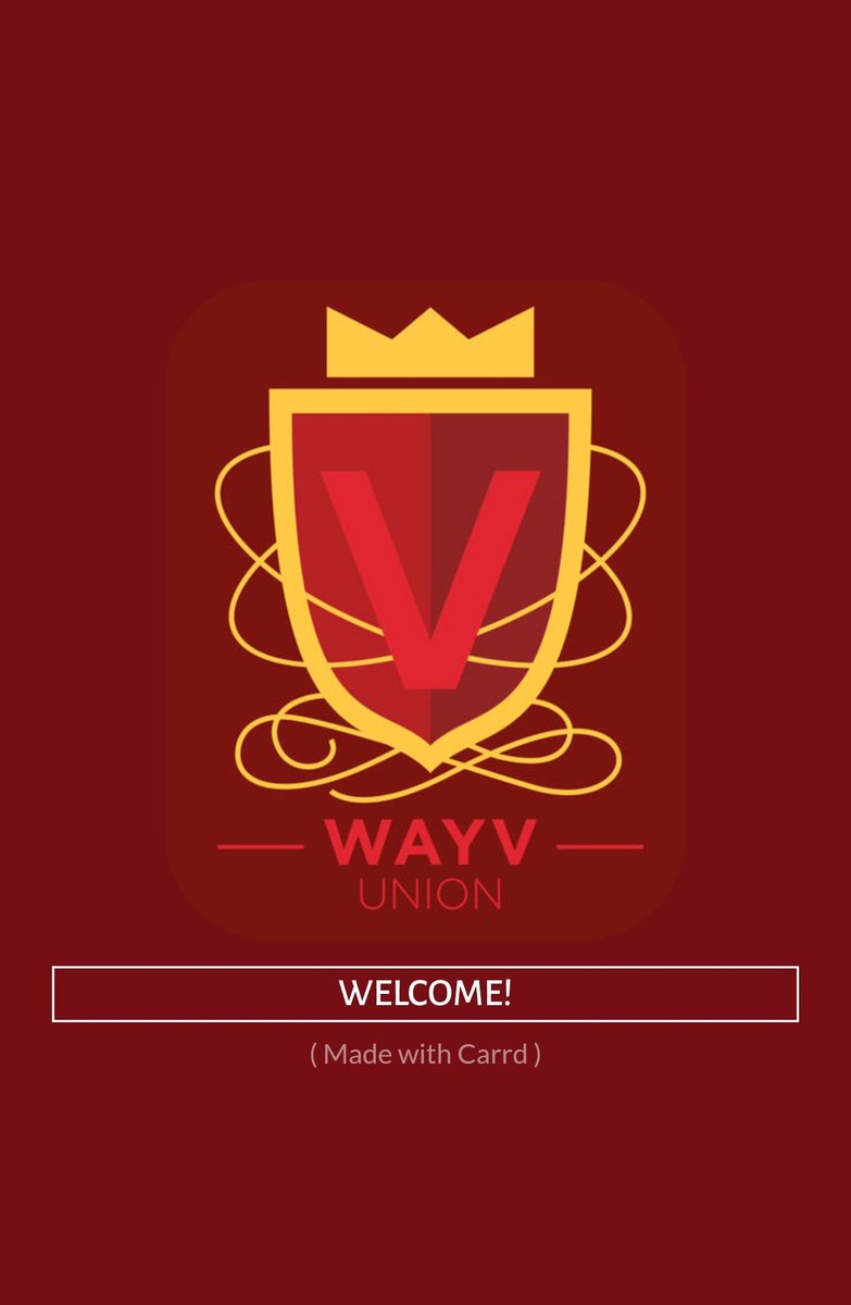 @/Wayvunion - WayV’s first international fanbase. Although WayV’s fandom color was announced as green in 2019, wayvunion’s layout and their website is entirely red. They also only use red hearts in their tweets and responses, which relates to the weishennie ( #redforwayv) goal