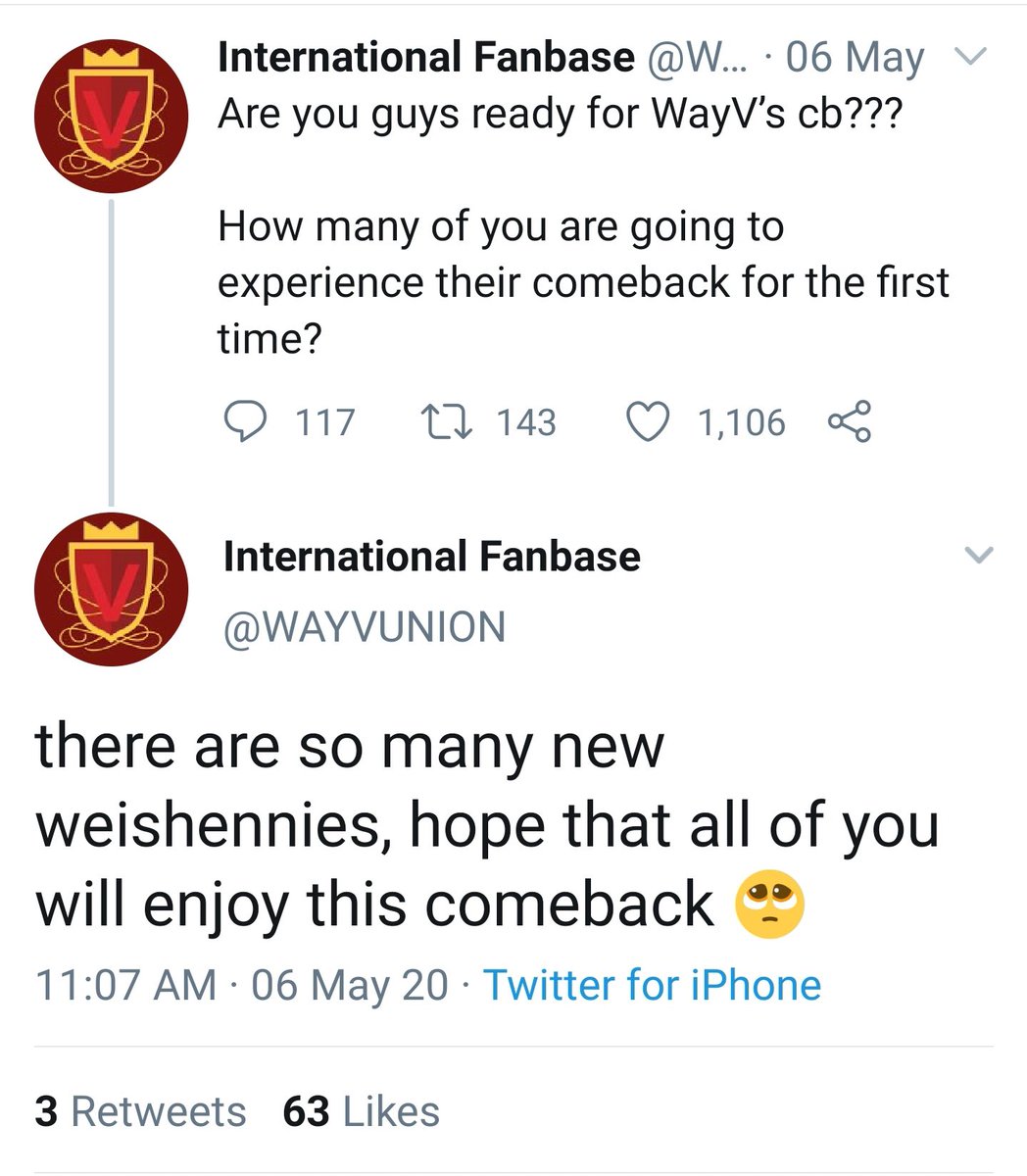 Wayvunion continues to use the name “weishennie” to solidify their stance on the wayv is/isn’t nct debate, but then proceeds to go on weibo where cfans are proudly ot21, and suddenly uses WayZenNi with green hearts, as if not to reveal how they truly act on stan twt.