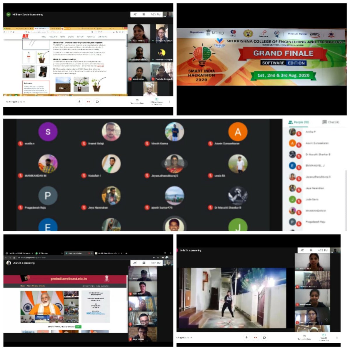 skcetofficial's tweet image. SKCET-SIH 2020:PS-Estimation of crop Progression.
#HackInProgress
@PMOIndia @mhrd_innovation @HRDMinistry @AICTE_INDIA @i4CIndia
@abhayjere @DrRPNishank @mohitgambhir @pratapsanap @SharmaPuneet33 @Janet69319884 @Persistentsys @CiscoDevNet 
#SmartIndiaHackathon2020 #SIH2020 #SKCET