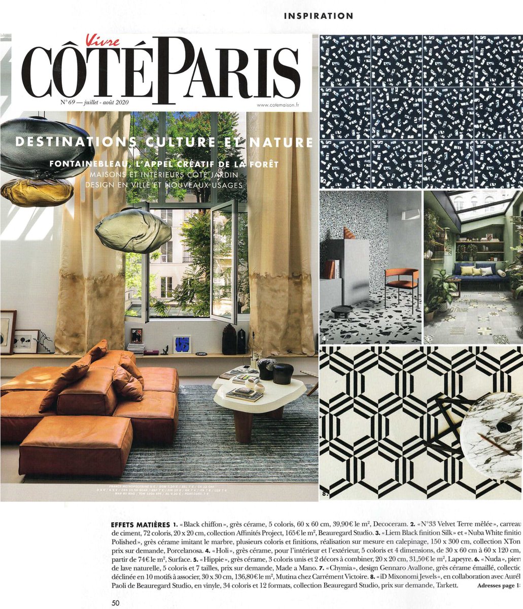 ForgetMeNotCoco's tweet image. our confetti #Cementtiles in Coté Paris Magazine 
edited by @tweetbeauregard 
#forgetmenotcoco #claraserre #cotéparis #cocobrun #aureliapaoli #carreaudeciment #decoration #sols #flooring