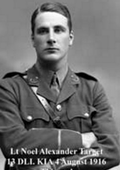TheWFA's tweet photo. Lieut. Noel Target MC was originally intended for the Indian Police, for which he had just qualified when war was declared in August 1914. He was kia on the Somme on 4 August 1916, while defending a section of trench under heavy machine-gun. Our article> 
https://t.co/JYkB1xfejG https://t.co/B6qwM3cAF6