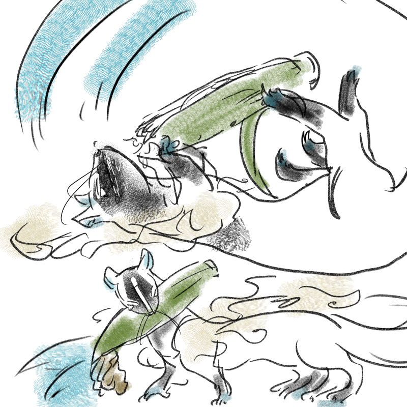 トウモロコシ大好き雷獣 