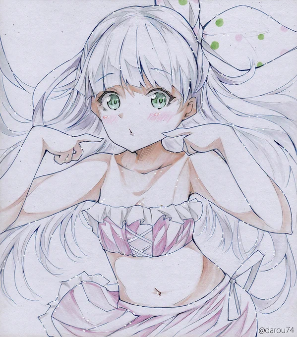 今の限定グラのマエストラーレさん。早速描かせて頂きました。ロリは正義! 