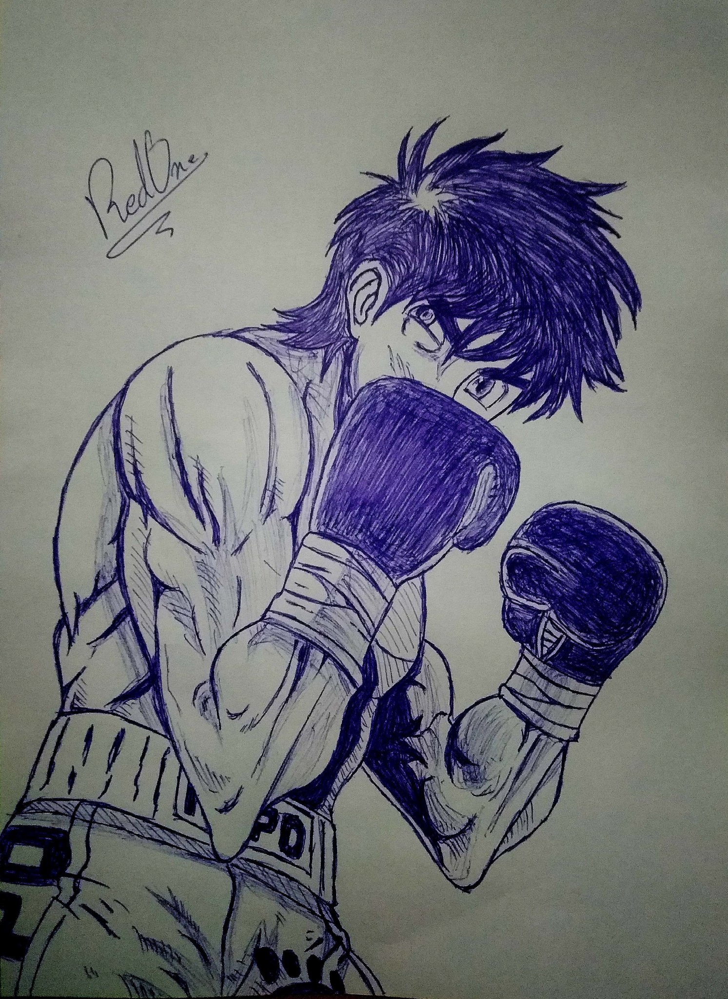 makunouchi ippo (hajime no ippo) drawn by kimidake