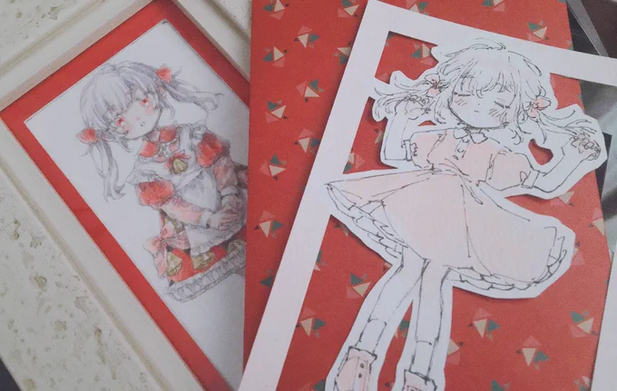 花葬場さんのBOOTHで購入させて頂いた原画と暑中見舞いが届きました!!

大切に見させていただきます«٩(*'꒳`*)۶» 