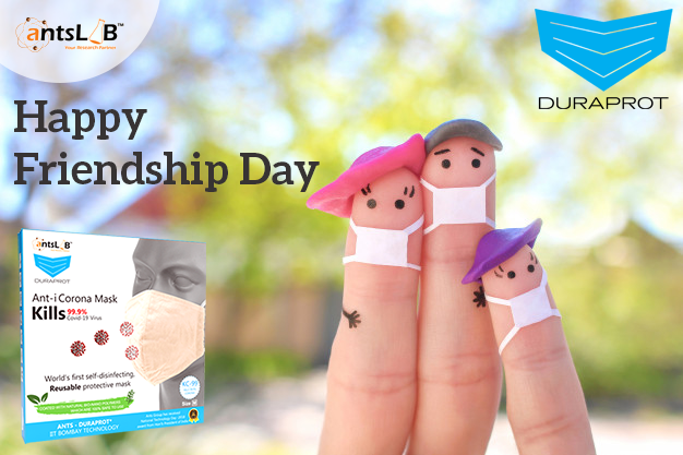 duraprot's tweet photo. Friendship is not just enjoying but protecting each other too. Protect your friends by wearing a mask. HAPPY FRIENDSHIP DAY !!

#duraprot #antslab #facemask #mask #friendshipday #friendship https://t.co/Uv3aVrL3a5