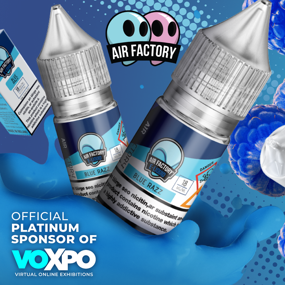 vapouround's tweet image. VOXPO day 3 is NOW LIVE! We have another packed day of webinars, expert speakers, competitions and awards! 

A MASSIVE thanks to our Platinum Sponsor, @airfactoryeliquid - we couldn't have done it without you! 

REGISTER NOW: voxpo-event.com 
_
#VOXPO #vapelive #vapevent