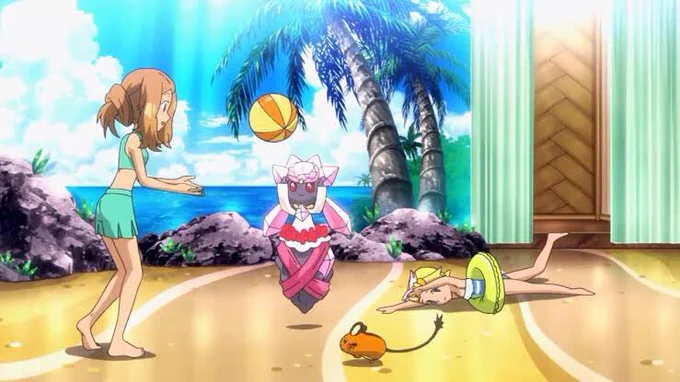 他のアニポケヒロインの水着も見たい人用にどうぞ #アニポケ #anipoke 