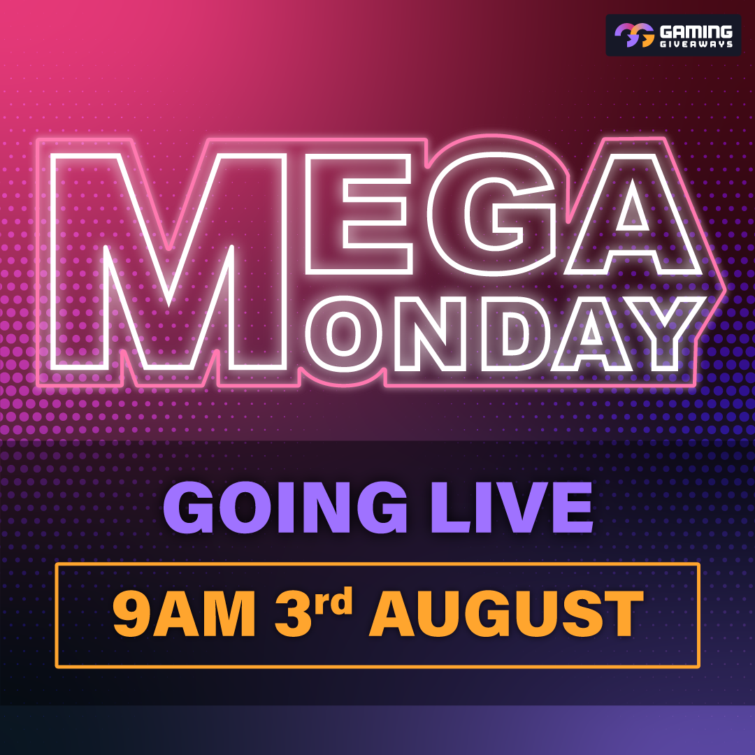 Our Mega Monday event will be live at 9am tomorrow, with 30+ new competitions going live and a free gaming PC giveaway.

We're busy preparing everything, we'll have gaming PCs, monitors, VR, peripheral bundles, PC component bundles, gift cards, consoles and much more.