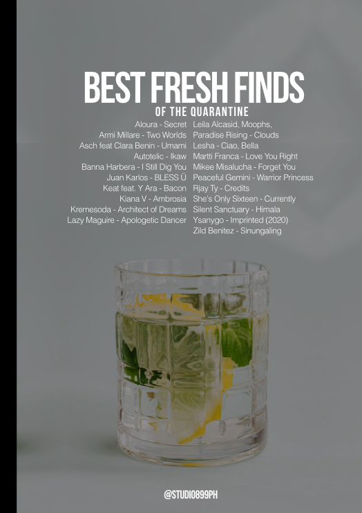 studio899ph's tweet photo. Man, we have MISSED doing this.
Here's a list of our Best Fresh Finds of the Quarantine c/o your faves @kianavee, @armimillare, @BannaHarbera, @autotelicmusic, @silentsanctuary, @Ysanygo, @zildbenitez, @shesonlysixteen and more on @Magic899!
#bff899 https://t.co/fFTcvOmJ7P