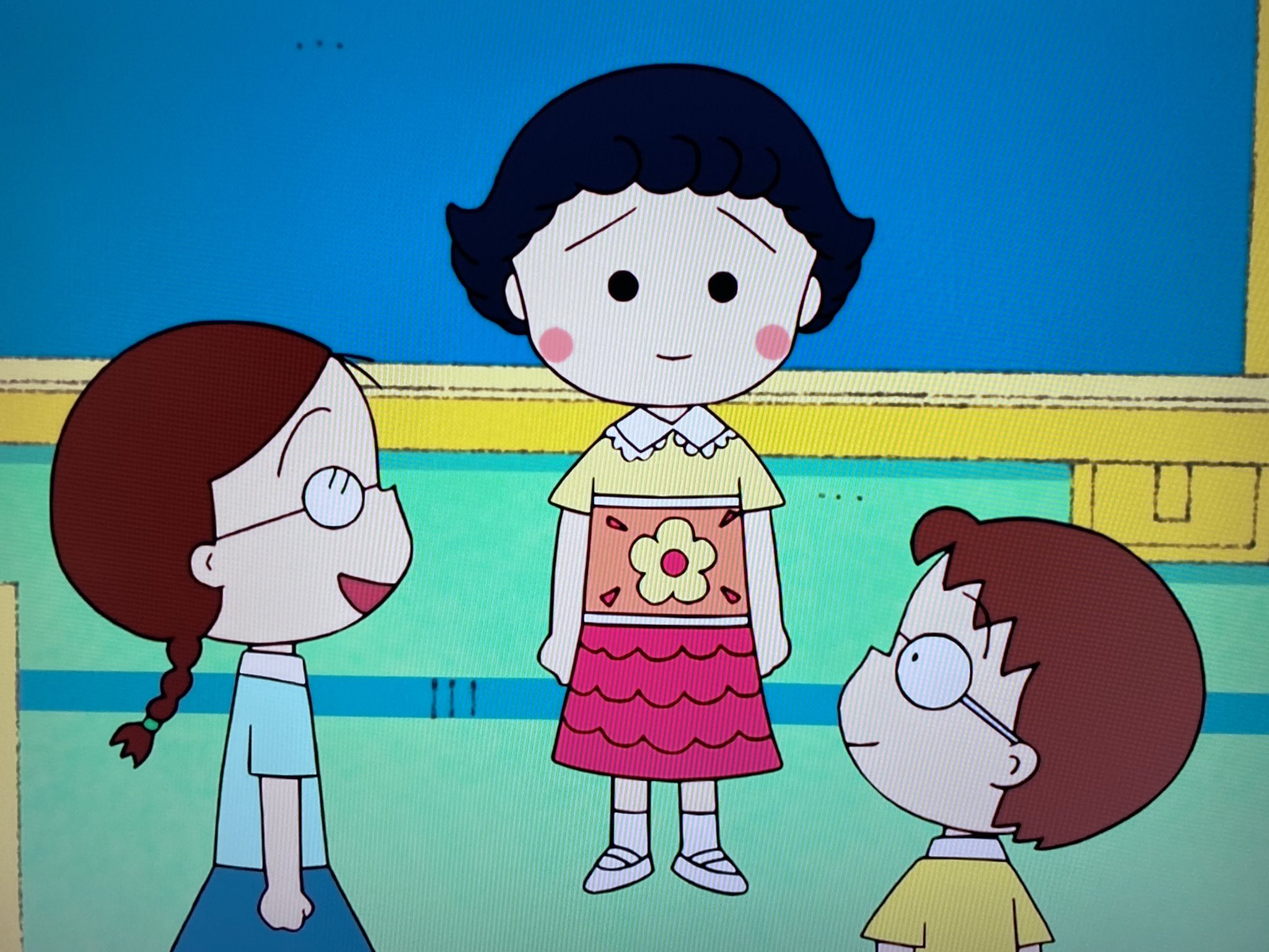 真雄香 ﾏﾕｳｶ ちびまる子ちゃん バーゲンでgetしたお洋服と くるくるドライヤーでセットしてもらったまるちゃん 私は かわいいと思うんだけどなぁ ˊᗜˋ T Co Iqzktzmvtl Twitter