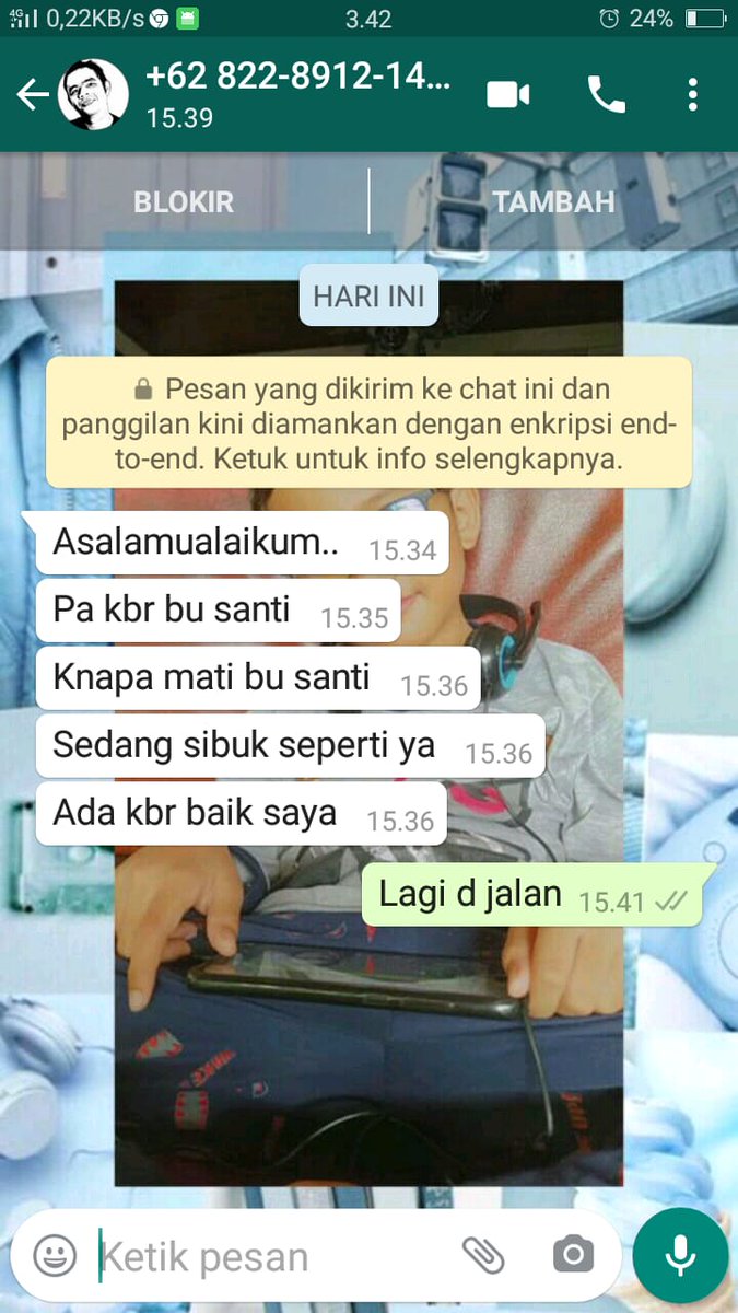 syaifulrizals's tweet photo. بِسْمِ ٱللَّٰهِ
Assalamu"alaikum,  
Diduga ada modus penipuan via telephone &amp; WA  fg nama saya Syaiful Rizal's dg nomor  082289121456 jadi jika ada yg menghubungi teman" sekalian dan menawarkan bisnis atau apapun dari no tersebut itu bukan saya.

Terima kasih https://t.co/dqmHCcU6hw
