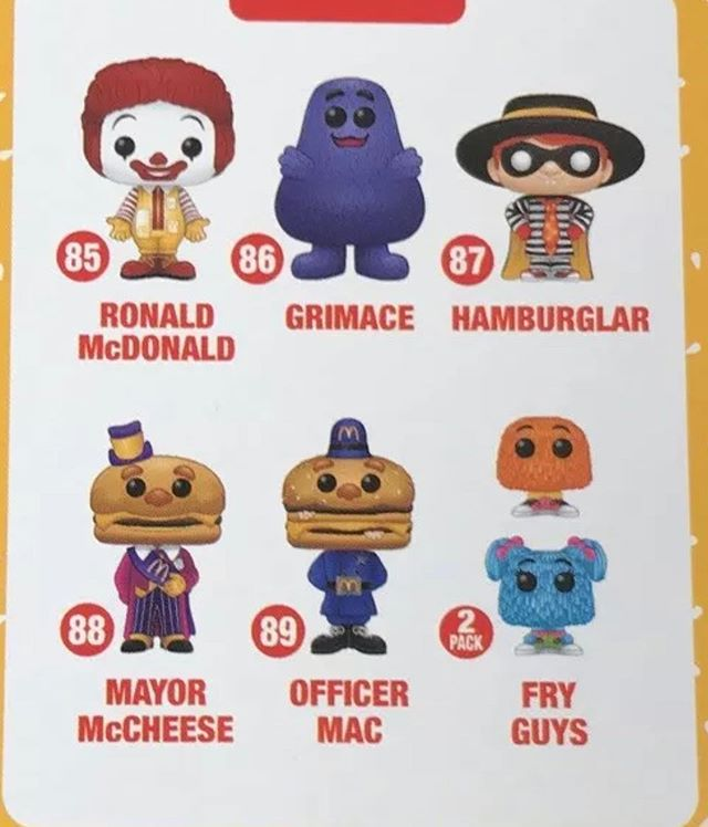 funko pop mcdonalds