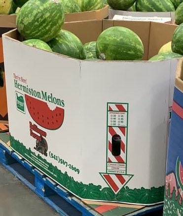 bryn_browning's tweet photo. Let’s see where they go...not just Bellinger Farms ❤️, but all Hermiston Melons!  Please retweet- let’s see where they go! https://t.co/G0wXnEqH7j