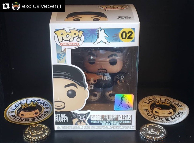 LocosFunkeros's tweet photo. Repost from @exclusivebenji
•
Thank you @fluffyguy so happy to add this to my other fluffy collectables!!! 👑🔥👑🔥👑 #fluffy #fluffyguy #imnotfatimfluffy #comedian #comedy #mriglesias #netflix #loslocosfunkeros #llf #llffamilia #llffamily #funko #exclusivebenji https://t.co/ya3ZDovQKh