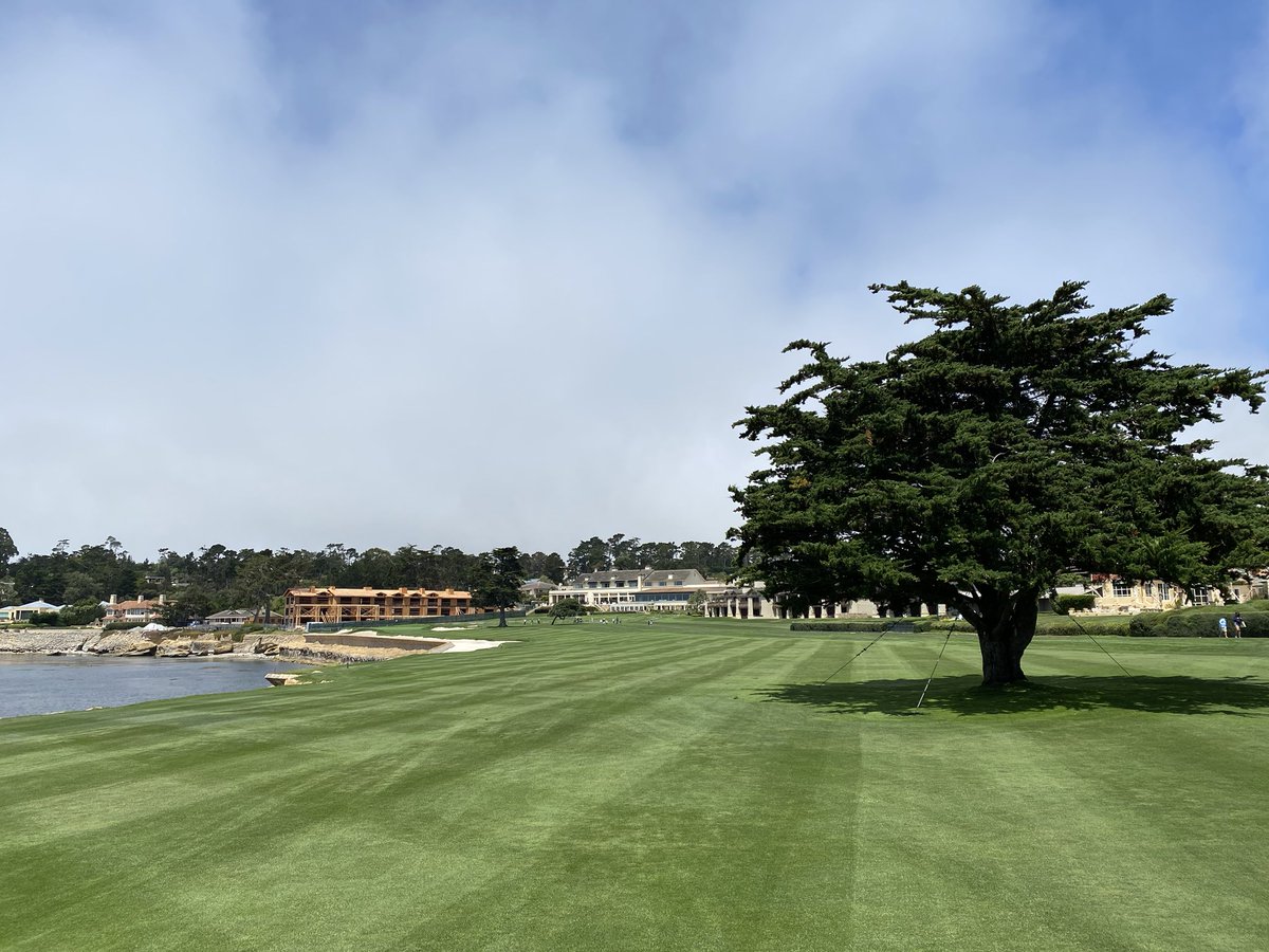 Bertsch222's tweet photo. What a great day at Pebble Beach getting ready for the #PGAChampionship next week at Harding Park!   My first time there did NOT disappoint. https://t.co/VA3MshGL5C