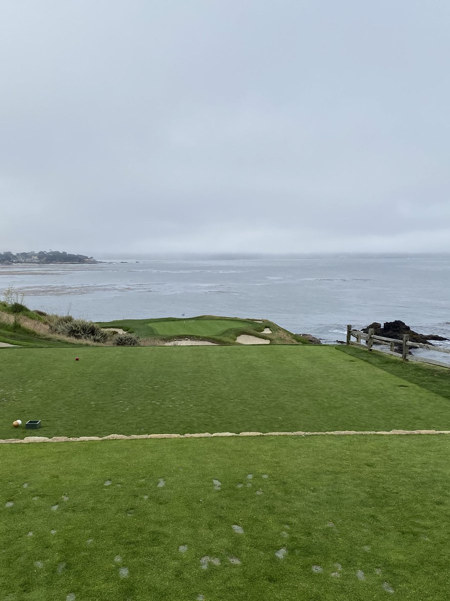 Bertsch222's tweet photo. What a great day at Pebble Beach getting ready for the #PGAChampionship next week at Harding Park!   My first time there did NOT disappoint. https://t.co/VA3MshGL5C