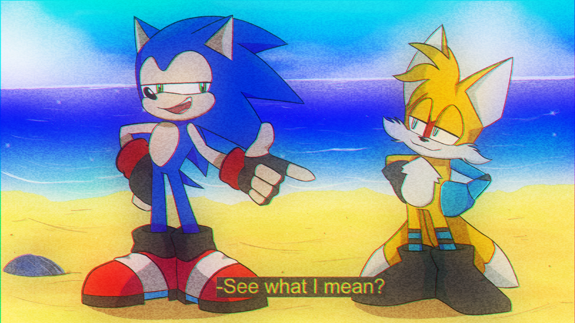 Looking forward to what the future - Sonic The Hedgehog