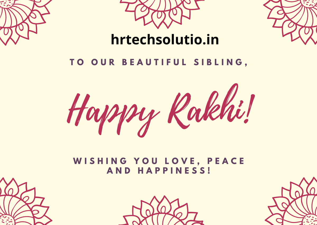 hrtechsolution's tweet photo. Happy rakshabandhan 2020 to all our brother and sister From #hrtechsolution . May your all wishes come true and god bless you.
#rakshabandhan2020
#rakshabandhan
#rakhi https://t.co/dFmLaR2ImT