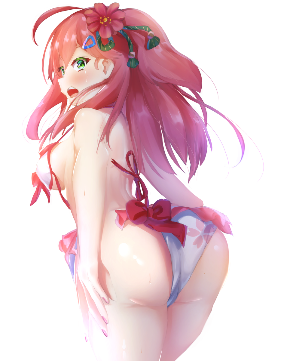 さくらみこ 「みこち、いたずら蟹による海のハプニング発生!(オチもあるよ)
#miko_Art」|途ノ河（とのかわ）@お仕事募集中のイラスト