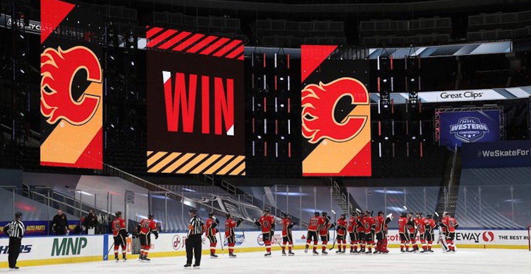 #Flames special teams dominance secures Game 1 win against Jets 🔥🔥🔥

Playoff post-game supported by <a href="/SharkClub/">Shark Club Sports Bar</a>: dailyhive.com/calgary/flames…