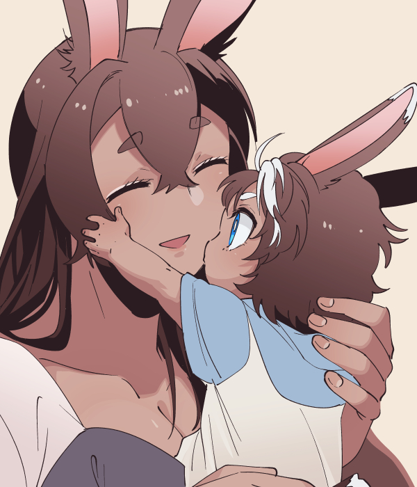 嫁も子もバニ〜〜〜だもんね #うちよそ #テフカデ 