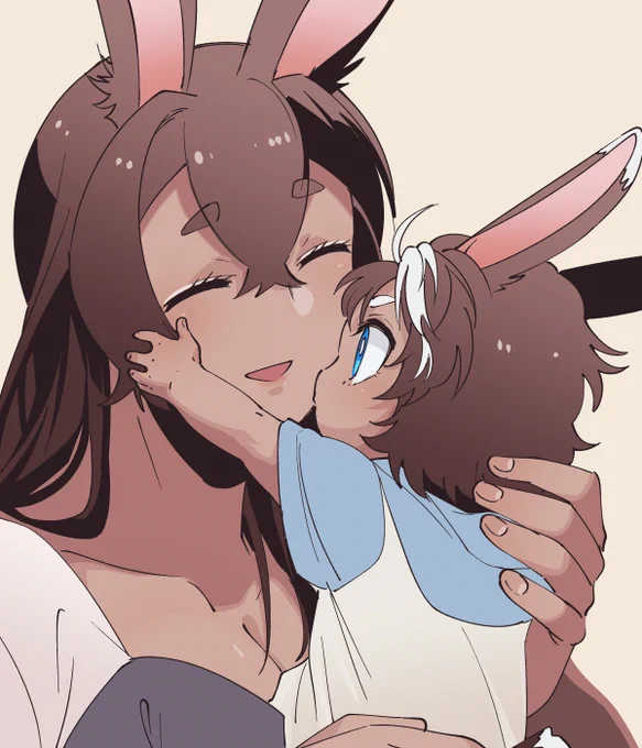 嫁も子もバニ〜〜〜だもんね #うちよそ #テフカデ 