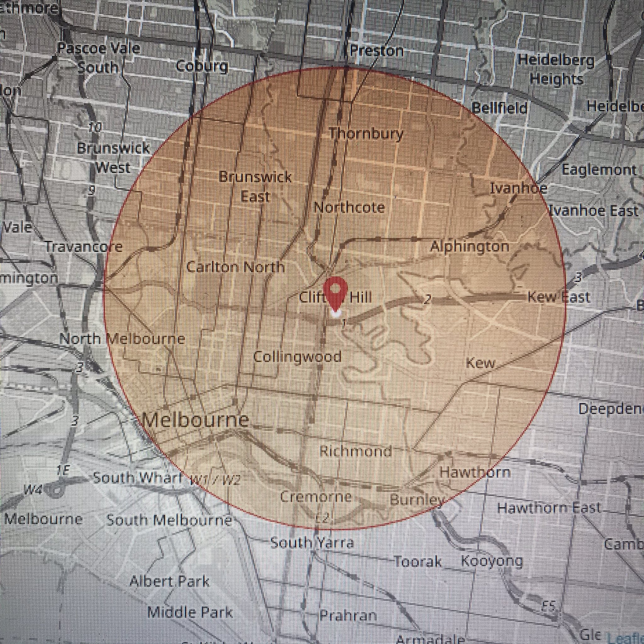 5km Distance From My House Hipstergeddon On Twitter: "It's A 5Km Radius From Your House, So That's A  31.4 Km Circumference If You Walk The Edge Of The Circle But You Only Have  60 Mins To Do