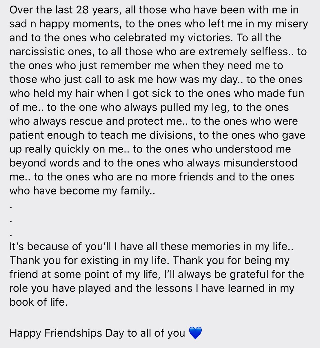 shefalisulu's tweet photo. Happy friendships day 💙 https://t.co/uasxMFoFQ7