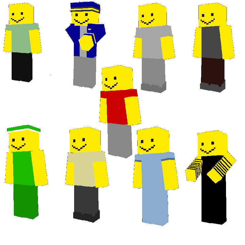 Roblox noob 2.0 Minecraft Skin