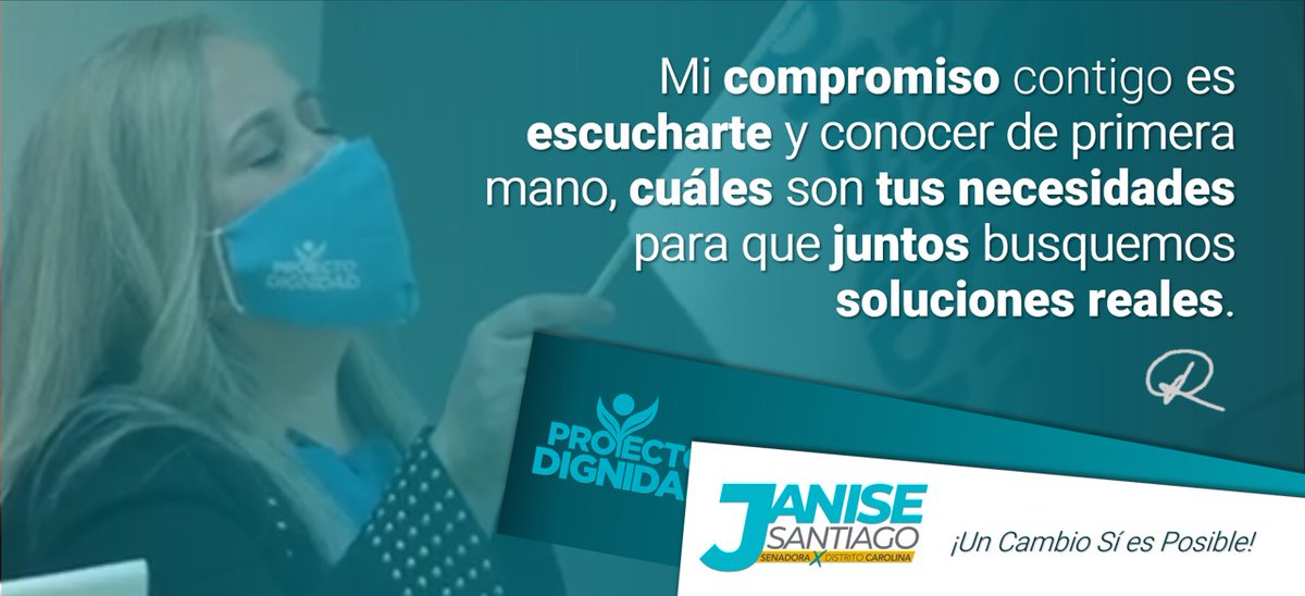 JaniseSantiag13's tweet photo. Venimos a Servir
#Carolina
#PRDigno
#ProyectoDignidad
#JaniseSantiagoRamos2020 https://t.co/6qjqc0UghO