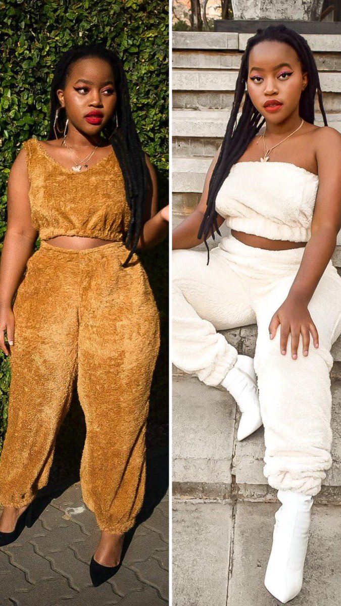 ApessaStudios's tweet photo. Cozy two piece sets: R980 including delivery
Also available in black
Shop now: https://t.co/HrOymVyHNt
#Apessa https://t.co/V173dJ64Bl