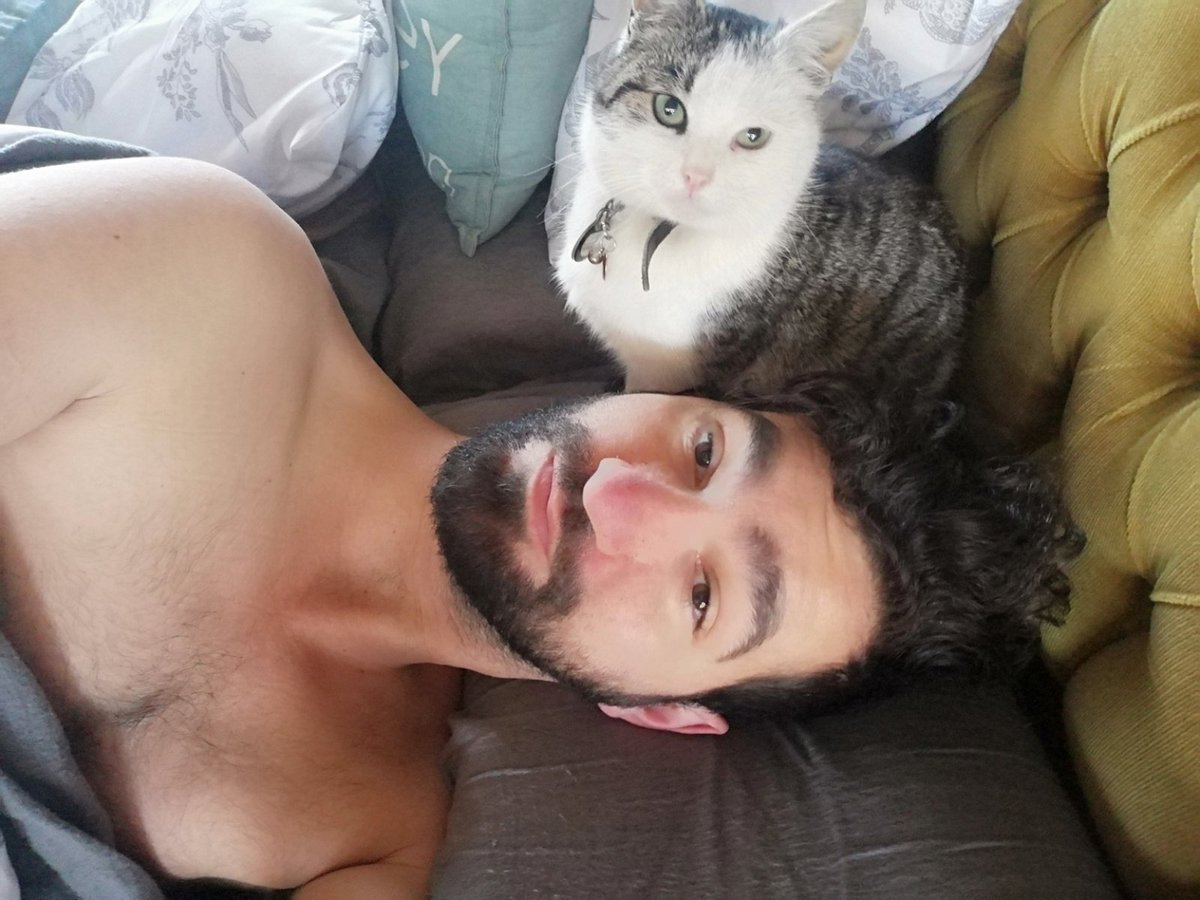 FabRolce's tweet photo. Mornings with this one 😻🐈
Good morning world!! https://t.co/qqX587o1ii