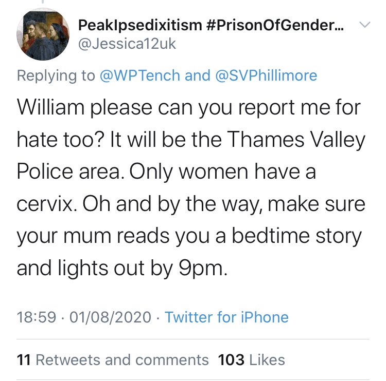 I think I counted only one response vaguely in favour of Mr Tench. There was an outpouring of ridicule from men and women.