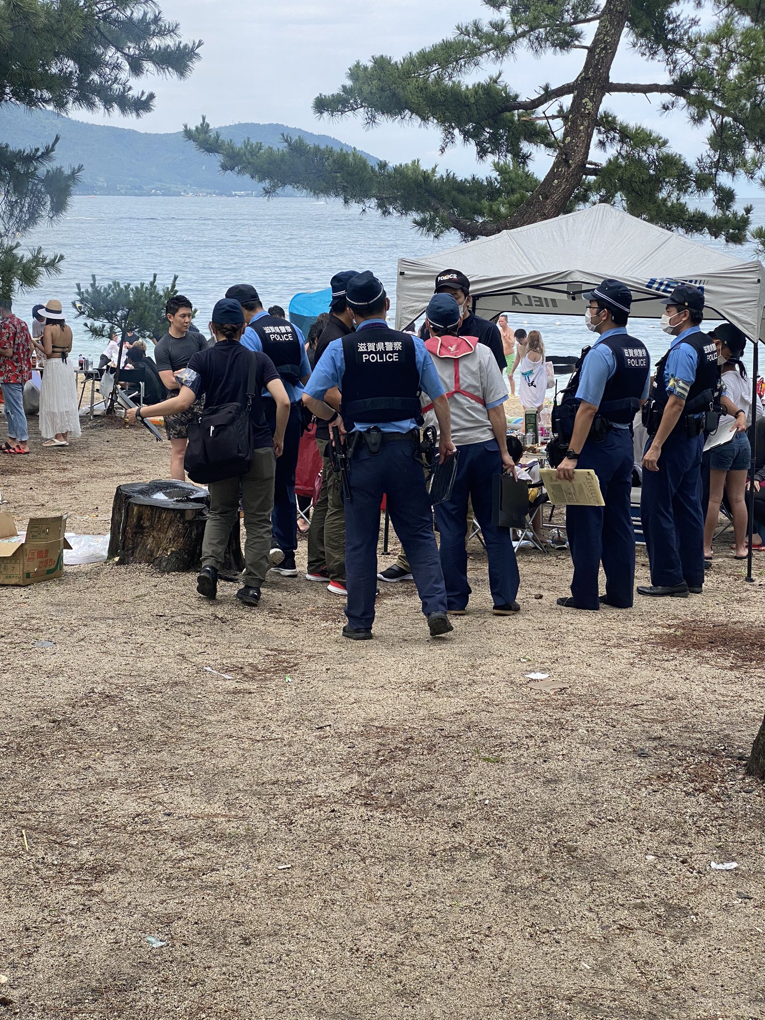 事故 琵琶湖 水難