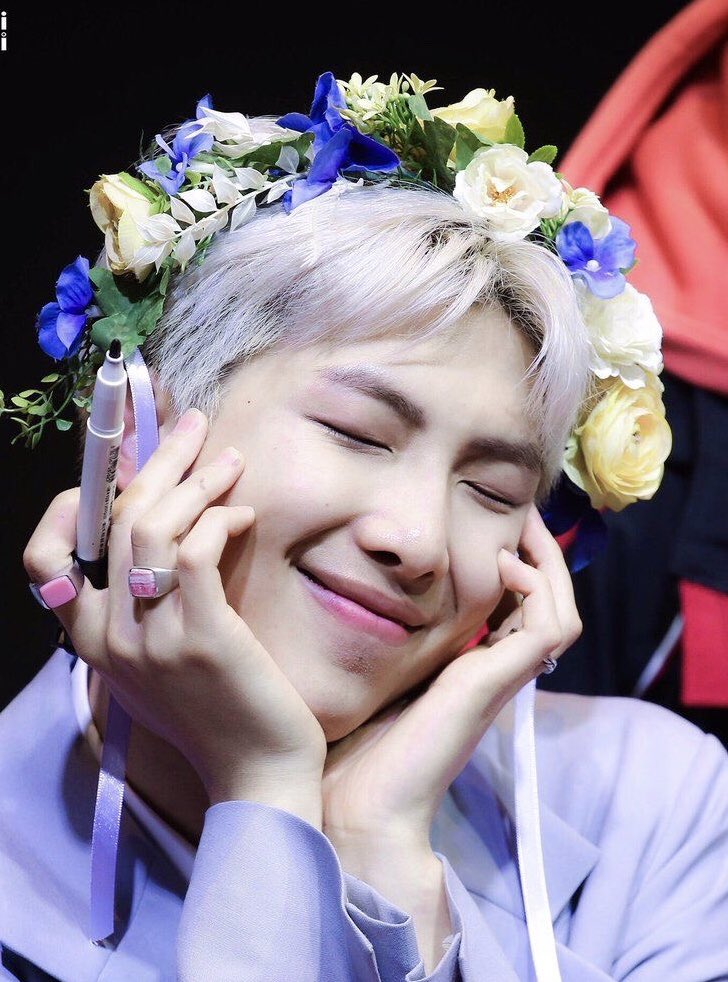 he's a lil flower boy