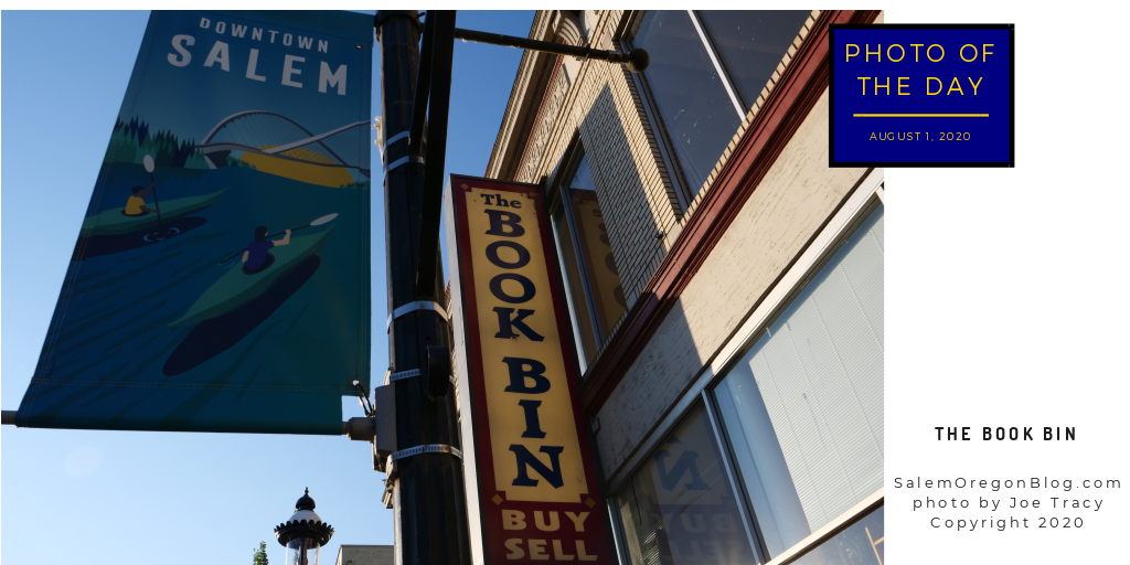 salemoregonblog's tweet photo. Photo of the Day - The Book Bin. The Book Bin has been a part of downtown Salem for 25 years! https://t.co/Qa9mp3CNLa #bookbin #salem #salemoreogon #salemor #bookstore #books https://t.co/SxAyCIo5nE