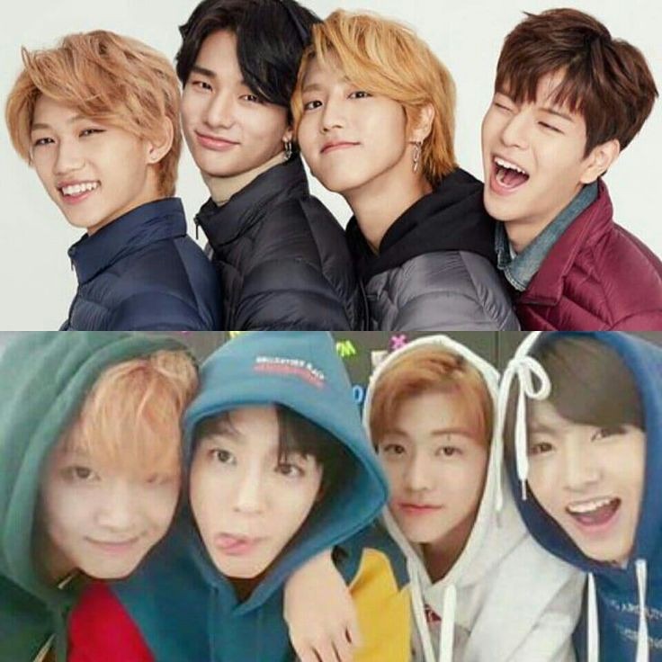 FarziaU's tweet photo. Aren't They Cute???  -Stayzen~💚
The 00liners 
#cute #00liners #leefelix #hwanghyunjin #Hanjisung #kimseungmin #StrayKids 
#leehaechan #leejeno #najaemin #hwangrenjun #nctdream #nct 
Broo Their Hairrr!!!👀 https://t.co/NdtnWO13n2