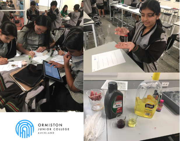 From Surface tension to discovering the effect of oil spills on our environment.What an awesome Passion Project to be able to have such awesome learners doing their own discoveries <a href="/OJCollege/">Ormiston Junior College</a>. #selfdiscovery