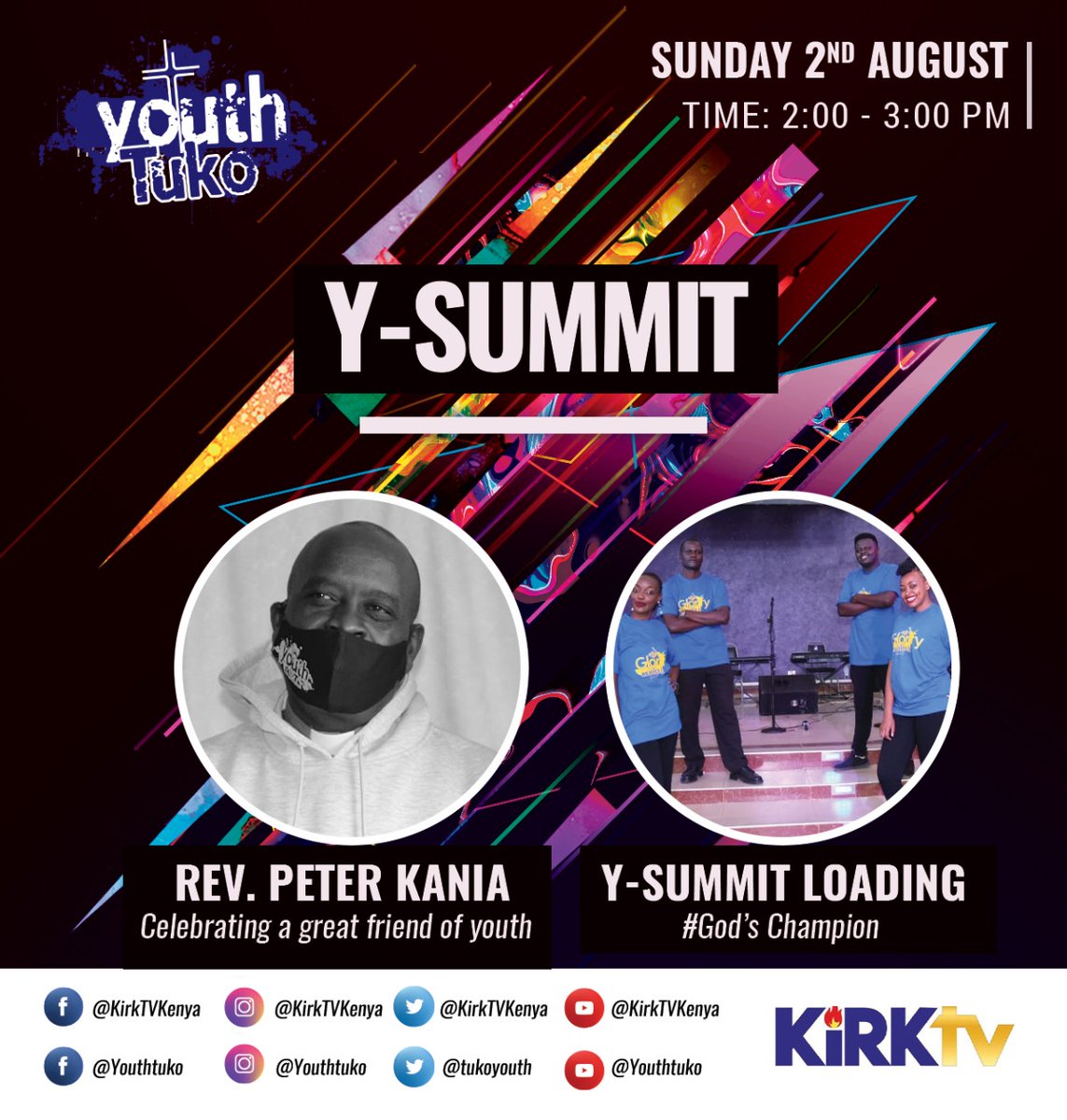 TukoYouth's tweet photo. Let's Celebrate God's champion as we raise others at the Ysummit #Ysummit #IamAChampion #kibaki #sundayvibes #SundayMotivation https://t.co/w43ZiWBE6u