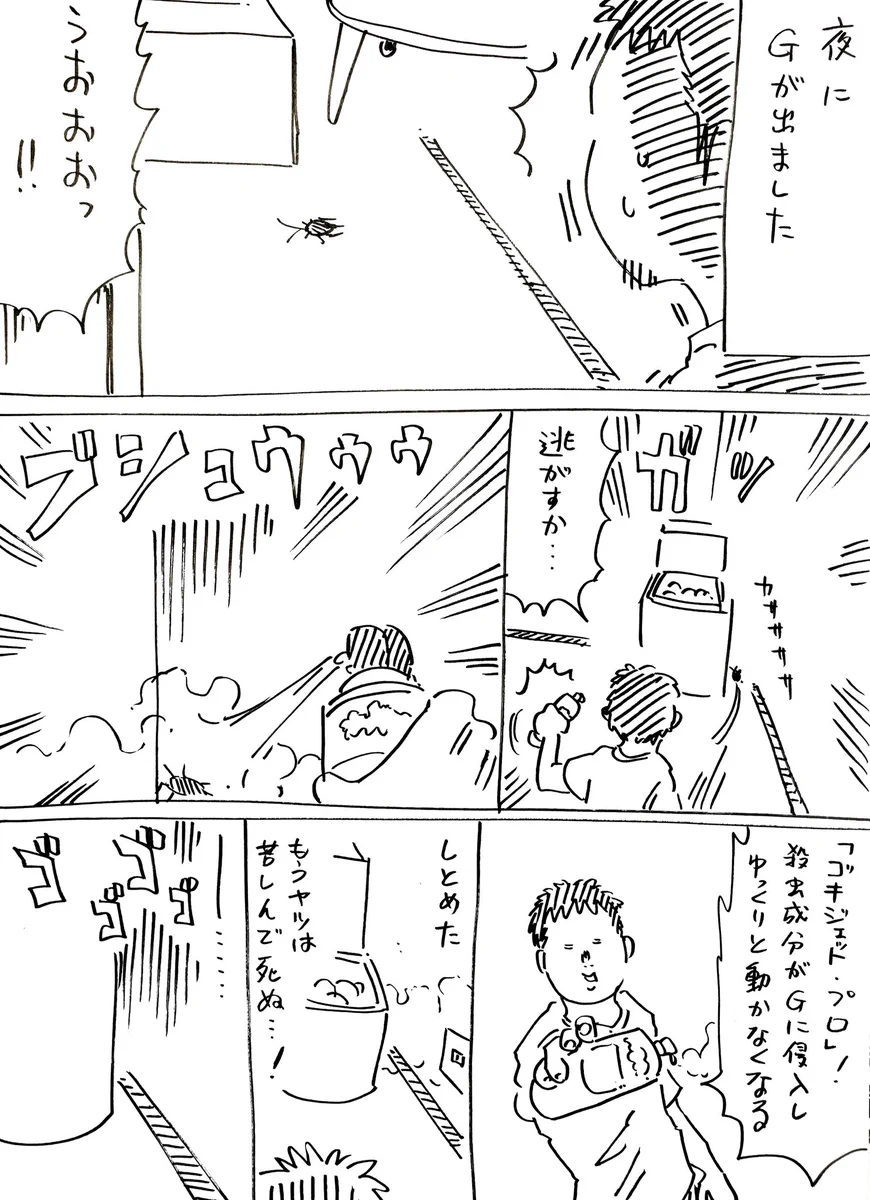 Gに殺虫スプレーを吹きかけるもなぜか全く効果なし？！その理由は･･･www