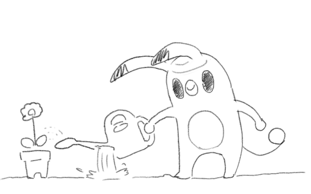 じょうろこわれた 