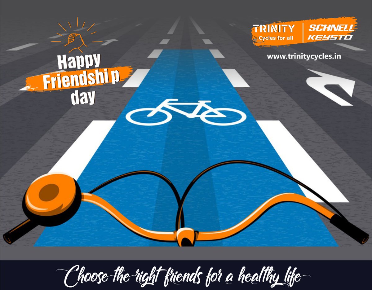 trinity_cycles's tweet photo. Our Friendship started with balancing the ride๐
Happy Friendship Day to all of you๐
#FriendshipDay #friendsforever #friendshipgoals #trinitycycles #schnellbikes #KeystoBikes https://t.co/DMHXG606Gf