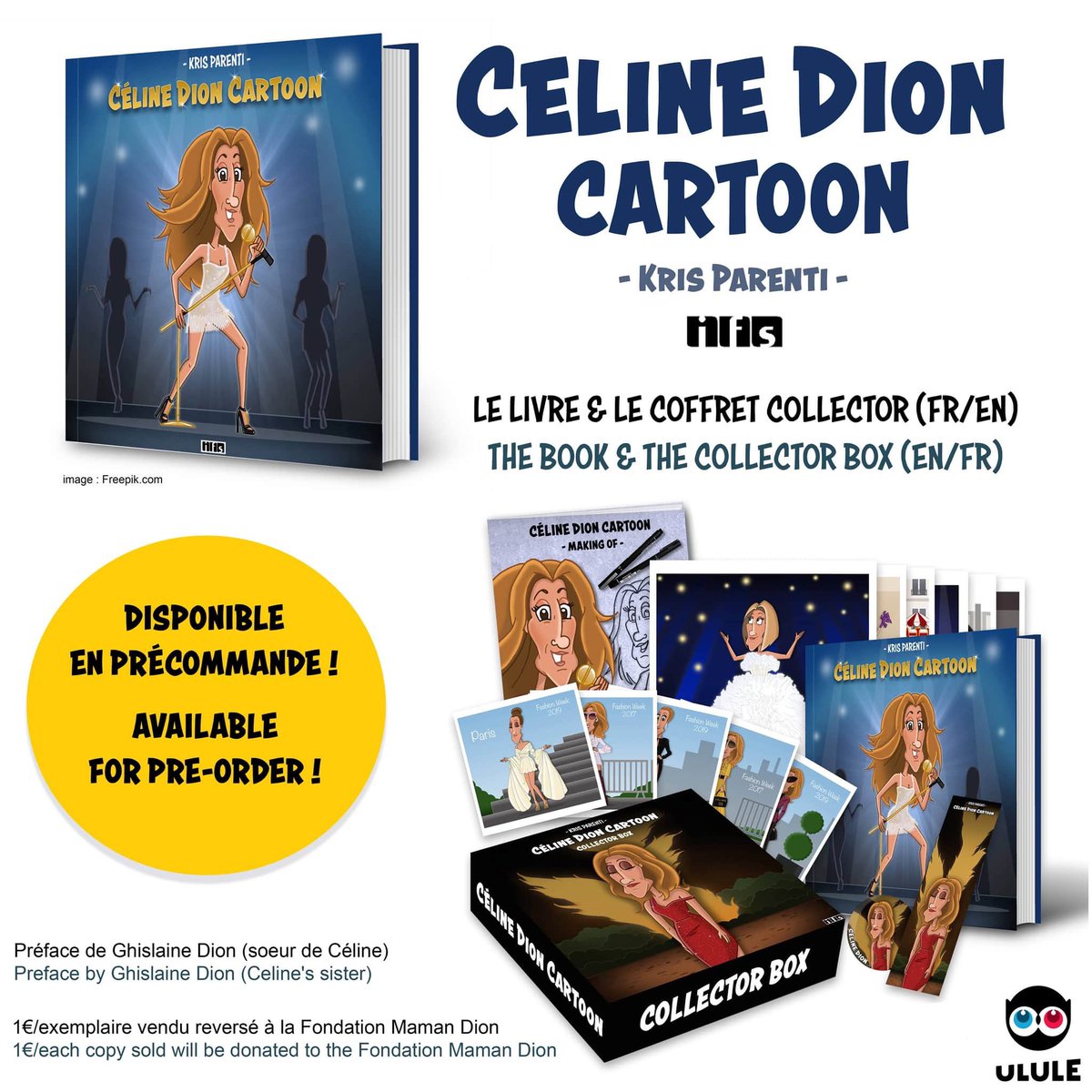 Kris Parenti (@krisdenerfs) on Twitter photo Le livre et le coffret collector maintenant disponibles en précommande ✌️
ulule.com/celinedioncart…
The book and the collector box now available for pre-order !
ulule.com/celinedioncart…
#celinedion #cartoon #art #book #livre #fanart Le livre et le coffret collector maintenant disponibles en précommande ✌️
ulule.com/celinedioncart…
The book and the collector box now available for pre-order !
ulule.com/celinedioncart…
#celinedion #cartoon #art #book #livre #fanart