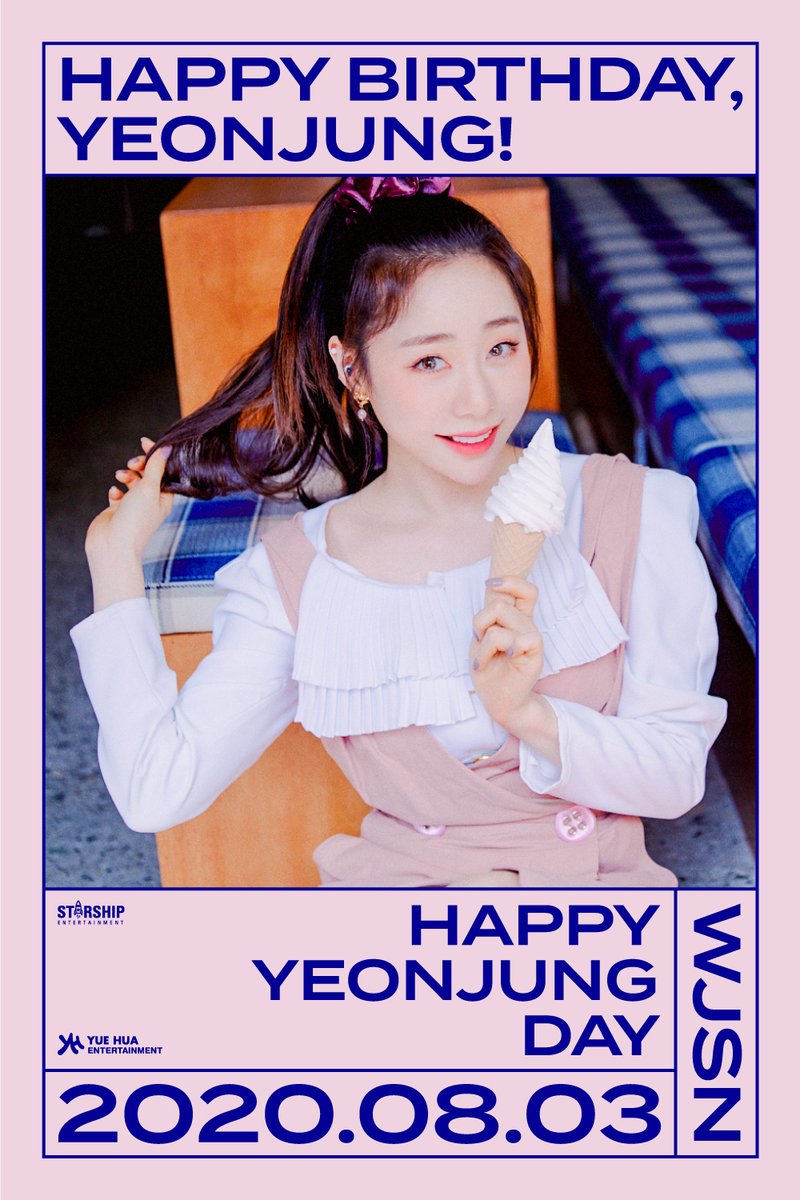 STARSHIPent's tweet photo. 💜HAPPY #WJSN #YEONJUNG BIRTHDAY💜

#우주소녀 #연정
#생일 을 축하합니다 🎂🎉💝

#HappyYEONJUNGDay
#0803_찬란한_오늘의_중심엔_연정이가_있어❣ https://t.co/PUJnL833yb