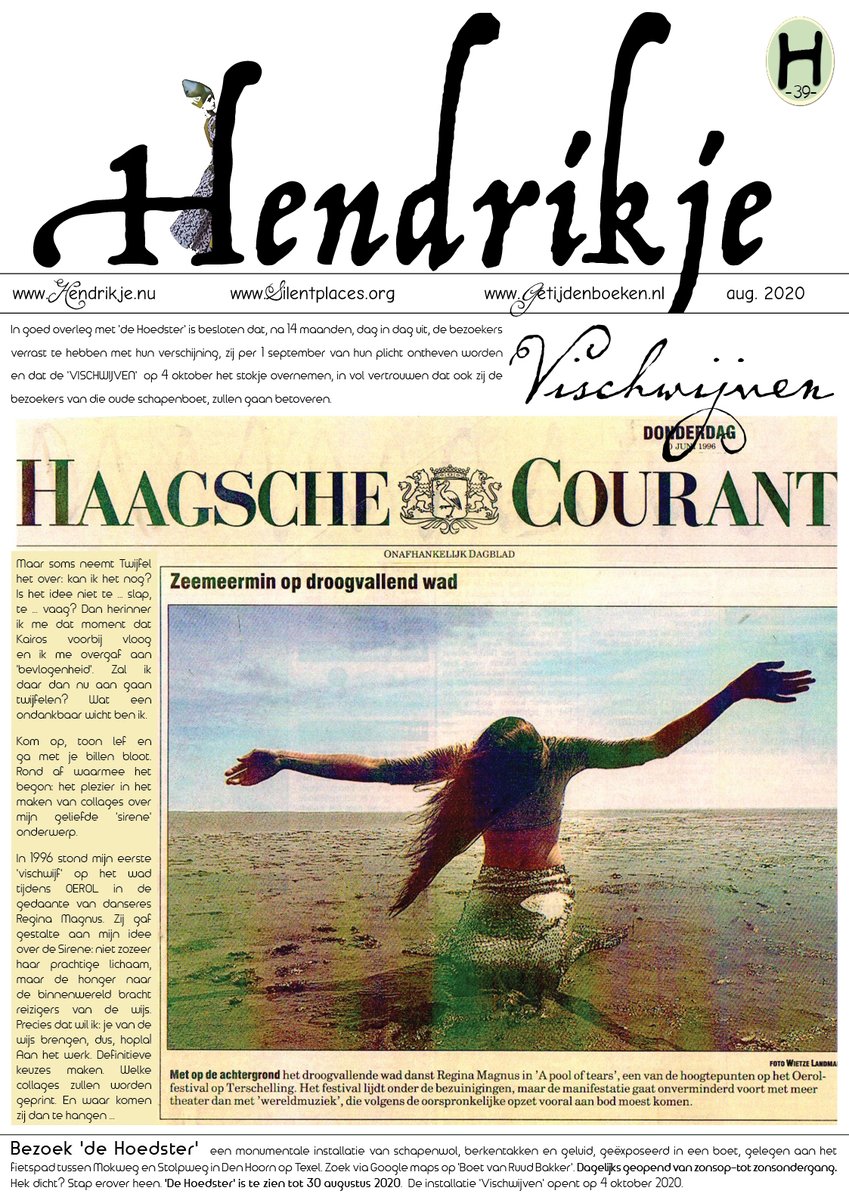 erickavoortman's tweet photo. logboek no. 39 van #expo #deHoedster #eiland @op_texel over o.a. dierbaar eerste 'vischwijf' in mijn #dansvoorstelling #pooloftears #Oerol met schitterende iconische foto van @WietzeLandman van danseres #reginamagnus https://t.co/AMOPFifVeJ