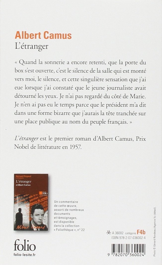 Un classique. Il se peut que vous ayez lu ce livre en étant forcé et que ce soit la raison pour laquelle vous pouvez ne pas l’aimer. Alors relisez le de votre propre volonté, dans ces pages monotones où t’as l’impression rien ne bouge, il est ultra fort et ça a tout son sens