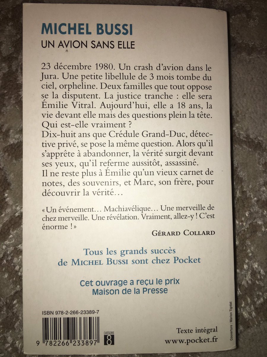 La fin est PÉPITOOOOOOO, comme tous les michel bussi, on s’ennuie pas et ça nous intrigue vraiment beaucoup jusqu’à la fin où t’apprends ce que t’as besoin d’apprendre hihihihi 